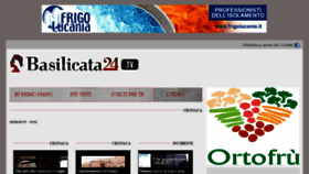 What Basilicata24tv.com website looked like in 2015 (8 years ago)