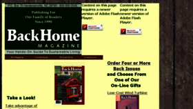 What Backhomemagazine.com website looked like in 2015 (8 years ago)