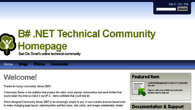 What Bartdesmet.net website looked like in 2015 (8 years ago)