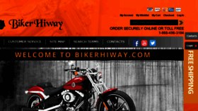 What Bikerhiway.com website looked like in 2015 (8 years ago)