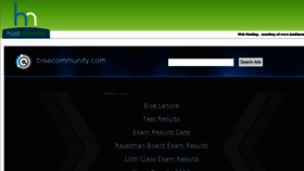 What Bisecommunity.com website looked like in 2015 (8 years ago)