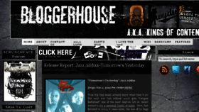 What Bloggerhouse.net website looked like in 2015 (8 years ago)