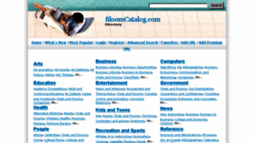 What Bloomcatalog.com website looked like in 2015 (8 years ago)