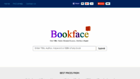 What Bookface.com website looked like in 2015 (8 years ago)