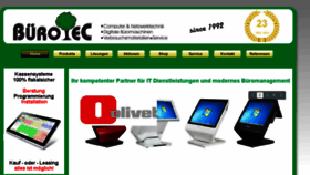What Buerotec.at website looked like in 2015 (8 years ago)