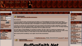 What Buffynfaith.net website looked like in 2015 (8 years ago)
