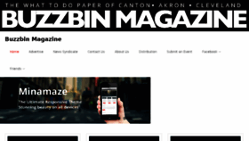What Buzzbinmagazine.com website looked like in 2015 (8 years ago)