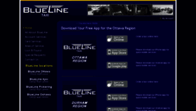 What Bluelinetaxi.com website looked like in 2015 (8 years ago)