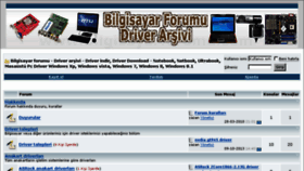 What Bilgisayarforumu.com website looked like in 2015 (8 years ago)