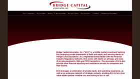 What Bridgecapitalassociates.com website looked like in 2015 (8 years ago)