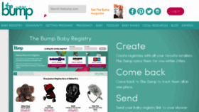 What Babyregistrylocator.com website looked like in 2015 (9 years ago)