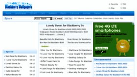 What Blackberry-wallpapers.com website looked like in 2015 (8 years ago)