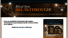 What Blindspotbreakthrough.com website looked like in 2015 (8 years ago)