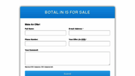 What Botal.in website looked like in 2015 (8 years ago)