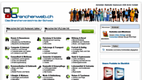 What Branchenweb.ch website looked like in 2015 (8 years ago)