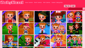 What Babyhazelgames.org website looked like in 2015 (8 years ago)