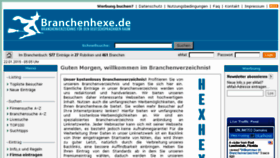 What Branchenhexe.de website looked like in 2015 (8 years ago)