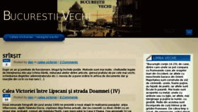 What Bucurestiivechi.ro website looked like in 2011 (13 years ago)