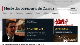 What Beaux-arts.ca website looked like in 2015 (8 years ago)