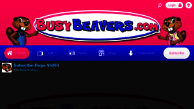 What Busybeavers.com website looked like in 2015 (8 years ago)