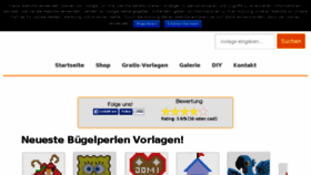 What Buegelperlenvorlagen.com website looked like in 2015 (8 years ago)