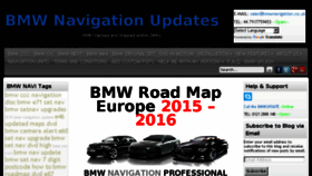 What Bmwnavigation.co.uk website looked like in 2015 (8 years ago)