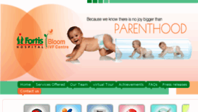 What Bloomivfmohali.com website looked like in 2015 (10 years ago)