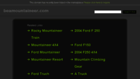What Beamountaineer.com website looked like in 2015 (8 years ago)