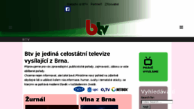 What B-tv.cz website looked like in 2015 (8 years ago)