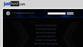 What Birthdaypartyexpert.com website looked like in 2015 (8 years ago)