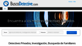 What Buscodetective.com website looked like in 2015 (8 years ago)
