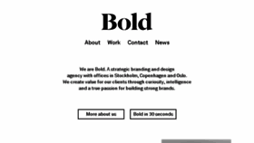 What Boldscandinavia.com website looked like in 2015 (8 years ago)