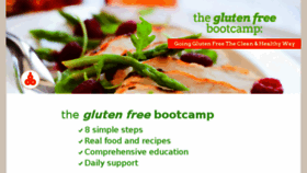 What Bootcampglutenfree.com website looked like in 2015 (8 years ago)