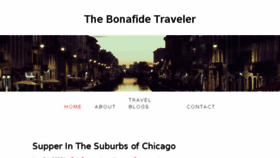 What Bonafidetraveler.com website looked like in 2015 (8 years ago)