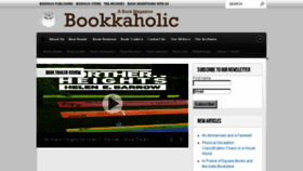 What Bookkaholic.com website looked like in 2015 (8 years ago)