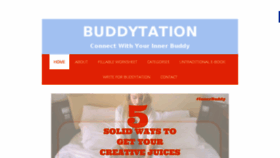 What Buddytation.com website looked like in 2015 (8 years ago)