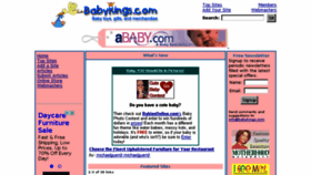What Babykings.com website looked like in 2015 (8 years ago)