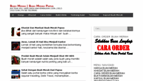 What Buahmerahpapua.web.id website looked like in 2015 (8 years ago)