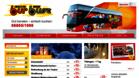 What Burbusse.de website looked like in 2015 (8 years ago)