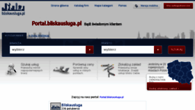 What Bliskausluga.pl website looked like in 2015 (8 years ago)