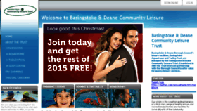 What Basingstokeleisure.com website looked like in 2015 (8 years ago)