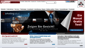 What Bca.de website looked like in 2015 (8 years ago)