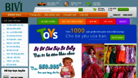 What Bivi.vn website looked like in 2015 (8 years ago)