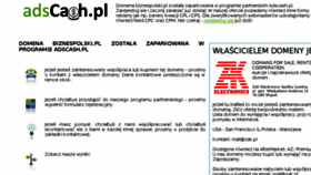 What Biznespolski.pl website looked like in 2015 (8 years ago)