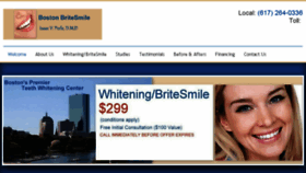 What Bostonbritesmile.com website looked like in 2015 (8 years ago)