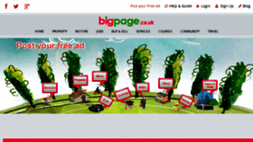 What Bigpage.co.uk website looked like in 2015 (8 years ago)