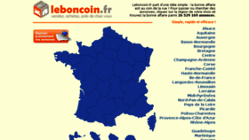 What Boncoin.com website looked like in 2015 (8 years ago)