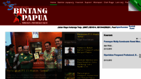 What Bintangpapua.com website looked like in 2015 (8 years ago)