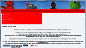 What Ballonvouwen.nl website looked like in 2015 (8 years ago)