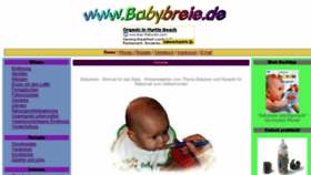 What Babybreie.de website looked like in 2015 (8 years ago)